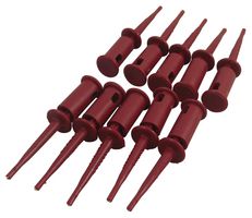 POMONA 5243-2 IC Test Clip, PLCC, SOJ, SOIC, 1 Contacts, 1.02 mm, Gold Plated Contacts, 5243 Series