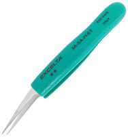 EXCELTA 5A-SA-PI-ET Tweezers, Precision, ESD, Bent, Pointed, 125 mm, Stainless Steel