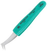 EXCELTA 6-SA-PI-ET Tweezers, Precision, ESD, Bent, Flat, 125 mm, Stainless Steel