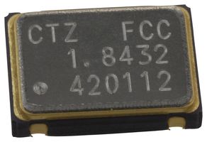 CITIZEN FINEDEVICE CSX-750FCC18432000T Oscillator, 1.8432 MHz, 100 ppm, SMD, 7mm x 5mm, CMOS/TTL, 5 V, CSX-750F SERIES