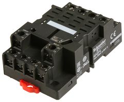 SCHNEIDER ELECTRIC RPZF4 Relay Socket, DIN Rail, Screw, 15 A, 250 V, RPZ Series