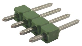 TE CONNECTIVITY - AMP 826926-4 Pin Header, Board-to-Board, 2.54 mm, 1 Rows, 4 Contacts, Through Hole Straight, AMPMODU II Series