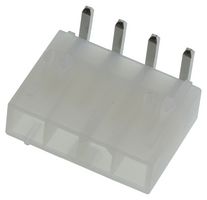 MOLEX 39-30-3047 Pin Header, R/A, Wire-to-Board, 4.2 mm, 1 Rows, 4 Contacts, Through Hole, Mini-Fit Jr. 5569 Series