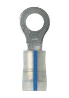 PANDUIT PK14-10R-C Ring Tongue Terminal, M5, #10, 14 AWG, 2.5 mm², PK Series, Blue
