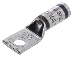PANDUIT LCA4-14-L Lug Terminal, LCA Series, Crimp, 2 AWG, Compression Lug, M6