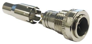 NORCOMP 858-X08-103RLS4 Sensor Connector, VULCON Series, M12, Male, 8 Positions, Solder Pin, Straight Cable Mount