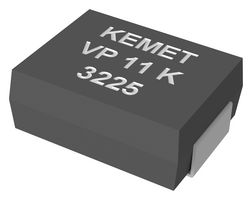KEMET VP3225K401R275 TVS Varistor, 275 V, 350 V, VP Series, 710 V, 3225 [8063 Metric], Multilayer Varistor (MLV)