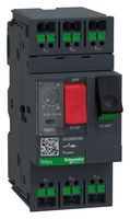 SCHNEIDER ELECTRIC GV2ME03A Thermal Magnetic Circuit Breaker, Snap-In, TeSys Deca Series, 400 mA, 3 Pole, 690 V