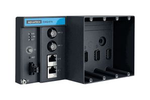 ADVANTECH IDAQ-974-A DAQ Chassis, 4-Slot, GBE, Industrial, Ethernet, Advantech iDAQ Modules
