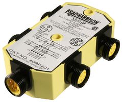 MOLEX / BRAD 1300600001 Sensor Distribution Box, MPIS, Mini-Change - 6 Pole, Mini-Change - 3 Pole, 4 Ports, 130060 Series