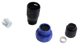 BULGIN LIMITED PX0410/10S/6065 Circular Connector, Circular Power Connector, Buccaneer 400 Series, Cable Mount Receptacle