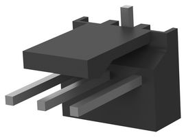 TE CONNECTIVITY - AMP 3-647166-3 Pin Header, Wire-to-Board, 2.54 mm, 1 Rows, 3 Contacts, Surface Mount Straight, MTA 100 Series