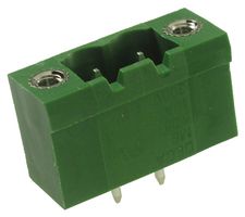 MULTICOMP PRO MC24391 Terminal Block, Eurostyle, Header, 5.08 mm, 2 Positions, 16 A, 300 V, Through Hole Vertical