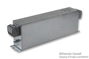 CORCOM - TE CONNECTIVITY 30BCF10 Power Line Filter, Chassis, General Purpose, 480 VAC, 30 A, Three Phase, 1 Stage, Chassis Mount