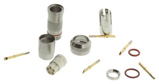 SWITCHCRAFT/CONXALL TS2C5F20C Circular Connector, IP68, Sealed Circular Connector, TS2C Dura-Twist Series, Cable Mount Plug