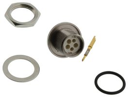 SWITCHCRAFT/CONXALL TS2P3M20 Circular Connector, Sealed Circular Connector, TS2P Series, Panel Mount Receptacle, 3 Contacts