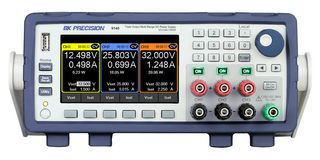 B&K PRECISION 9140 Bench Power Supply, Programmable, 3 Output, 0 V, 32 V, 0 A, 8 A