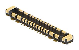 MOLEX 2262770202 Mezzanine Connector, 0.3mm Signal, 0.6mm Power, Plug, 2 Rows, 28 Contacts, PCB Mount, Copper Alloy