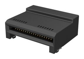 AMPHENOL COMMUNICATIONS SOLUTIONS V95-ADZ01-NV0021T Pluggable I/O Connector, QSFP, 38 Contacts, 1 x 1 (Single), Surface Mount Right Angle