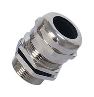 AMPHENOL INDUSTRIAL AIO-CSJM32 Cable Gland, M32 x 1.5, 18 mm, 25 mm, Brass, Metallic - Nickel Finish, IP68