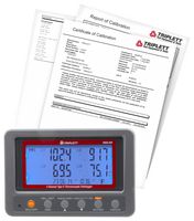 TRIPLETT TMDL400-NIST Data Logger, 6 x 4 x 1.5", w/ NIST, Thermocouple, 4 Channel, Temperature, 30000 Samples, LCD