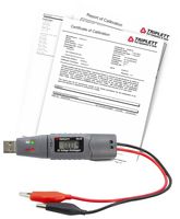 TRIPLETT VDL48-NIST Data Logger, 4.2x0.9x0.9", w/ NIST, DC Voltage, 1 Channel, Voltage, 31320 Samples, USB, LCD