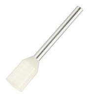 MULTICOMP PRO MP016956 Wire Ferrule, Single Wire, 20 AWG, 0.5 mm², 12 mm, White