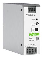 WAGO 2587-2346 AC/DC DIN Rail Power Supply (PSU), Laboratory Equipment, 1 Output, 240 W, 24 VDC, 10 A