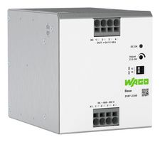 WAGO 2587-2348 AC/DC DIN Rail Power Supply (PSU), Laboratory Equipment, 1 Output, 960 W, 24 VDC, 40 A