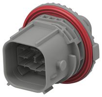 TE CONNECTIVITY 1-2490960-2 Automotive Connector Housing, Code B, Gray, NTSEAL Series, Receptacle, 26 Positions
