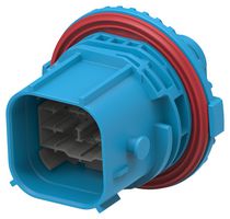 TE CONNECTIVITY 1-2490960-4 Automotive Connector Housing, Code D, Blue, NTSEAL Series, Receptacle, 26 Positions