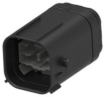 TE CONNECTIVITY 2490960-1 Automotive Connector Housing, Code A, Black, NTSEAL Series, Receptacle, 26 Positions