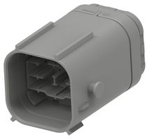 TE CONNECTIVITY 2490960-2 Automotive Connector Housing, Code B, Gray, NTSEAL Series, Receptacle, 26 Positions