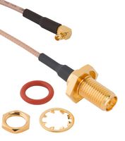 AMPHENOL RF 095-900-618-008 RF / Coaxial Cable Assembly, 6GHz Frequency, 8 ", 203.2 mm, RG178, MMCX Right Angle Plug