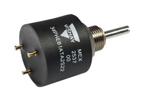 VISHAY 34PHEB1ATA2S22 Rotary Position Sensor, Hall Effect, Slotted End, Non-Contact, Ratiometric, Turret, 5VDC