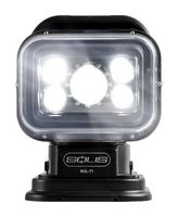 JONARD TOOLS SOL-T1 Utility Truck Light, 4800 lm, 23 A/12 V Battery, ABS, Black, IP65