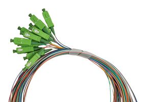 JONARD TOOLS SPT-SCA3/12 Fiber Optic Cable, SC/APC to Free End, OS2 Single Mode, 3m Length