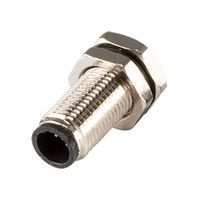 SAME SKY CDM501-04A-MP-F505-67 Sensor Connector, CDM501 Series, M5, Male, 4 Positions, Solder Pin, Straight Panel Mount