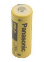 PANASONIC BATTERIES BR-A/BN Battery, 3 V, A, Lithium, 1.8 Ah, Pressure Contact, 1