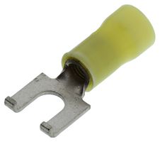 TE CONNECTIVITY - AMP 52856-1 Fork / Spade Tongue Terminal, PLASTI-GRIP Series, 6.64 mm², M5, #10