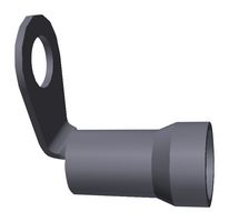 TE CONNECTIVITY - AMP 54725-1 Ring Tongue Terminal, M6, 1/4", 8 AWG, 10.54 mm², PLASTI-GRIP Series, Red