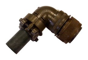 AMPHENOL INDUSTRIAL MS3108E18-10P Circular Connector, MIL-DTL-5015 Series, MS3108 Series, Right Angle Plug, 4 Contacts, Solder Pin
