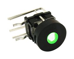E-SWITCH TL1260GQRBLK Tactile Switch, TL1260 Series, Side Actuated, Through Hole, Right Angle, Round Button, 160 gf