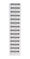MULTICOMP PRO 7827285 Label, Self Adhesive, 16 mm, 38 mm, Nylon Cloth, Calibrated