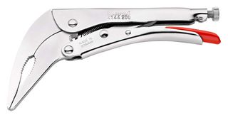 KNIPEX 41 44 200 Plier, Self Grip, Steel, 1.18" Jaw Opening, 8" Length