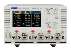 AIM-TTI INSTRUMENTS FX100TP Bench Power Supply, Adjustable, 3 Output, 0 V, 42 V, 1 mA, 6 A