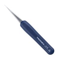 TRONEX 3-SA-DR Tweezers, High Precision/ESD Safe, Style 3, Straight/Pointed Tip, 4.921" OAL, SS Body