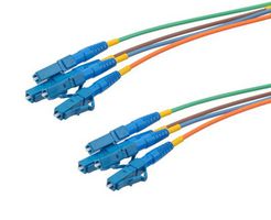 L-COM FCA-4S2LCULCUDM-10 LC UPC 4X TO LC UPC 4X, SM OS2, MILITARY TACTICAL DISTRIBUTION CABLE ASSEMBLY, 10 METERS ROHS COMPLIANT: YES