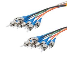 L-COM FCA-8S2STUSTUDM-20 ST UPC 8X TO ST UPC 8X, SM OS2, MILITARY TACTICAL DISTRIBUTION CABLE ASSEMBLY, 20 METERS ROHS COMPLIANT: YES