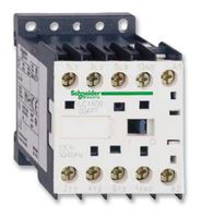 SCHNEIDER ELECTRIC LC1K09004M7 Contactor, 9 A, DIN Rail, Panel, 600 VAC, 4PST-NO, 4 Pole, 3 hp